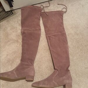 Stuart Weitzman Tan Over-the-Knee Boots